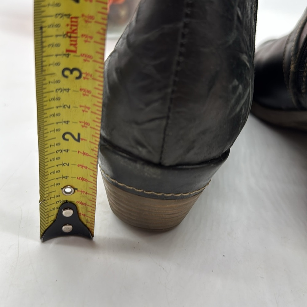 PIKOLINOS Black Textured Ankle Boots EU Size 41 BAB8304B - Picture 4 of 7